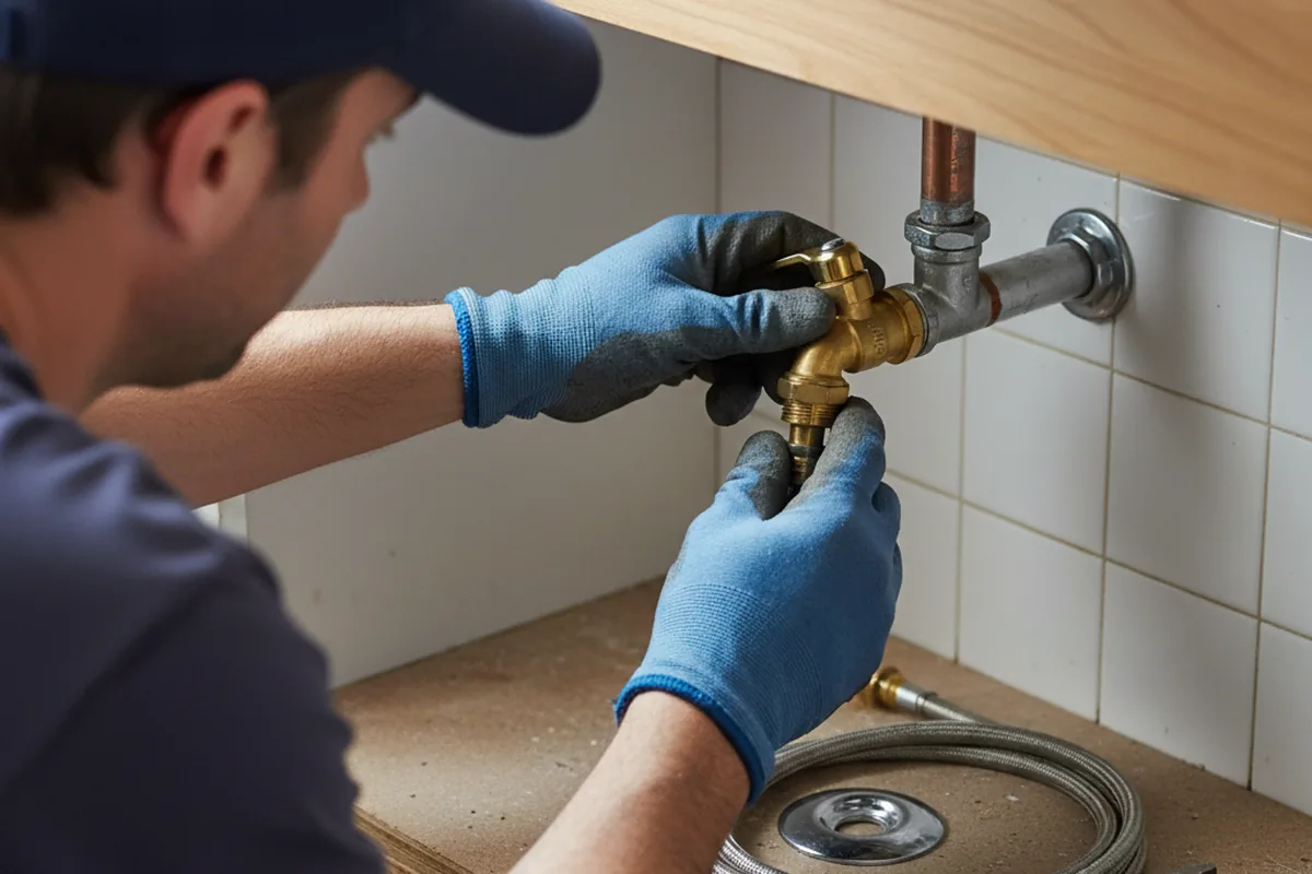 Shutoff valve and fitting work during Repiping in Marblemount